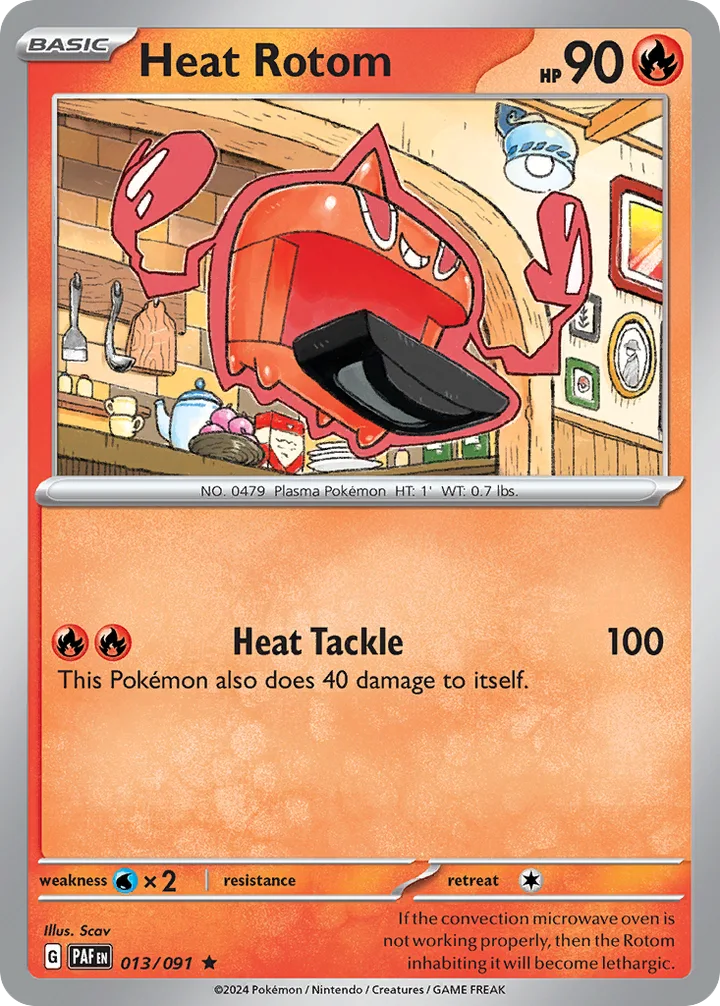 Heat Rotom, Paldean Fates 013/091