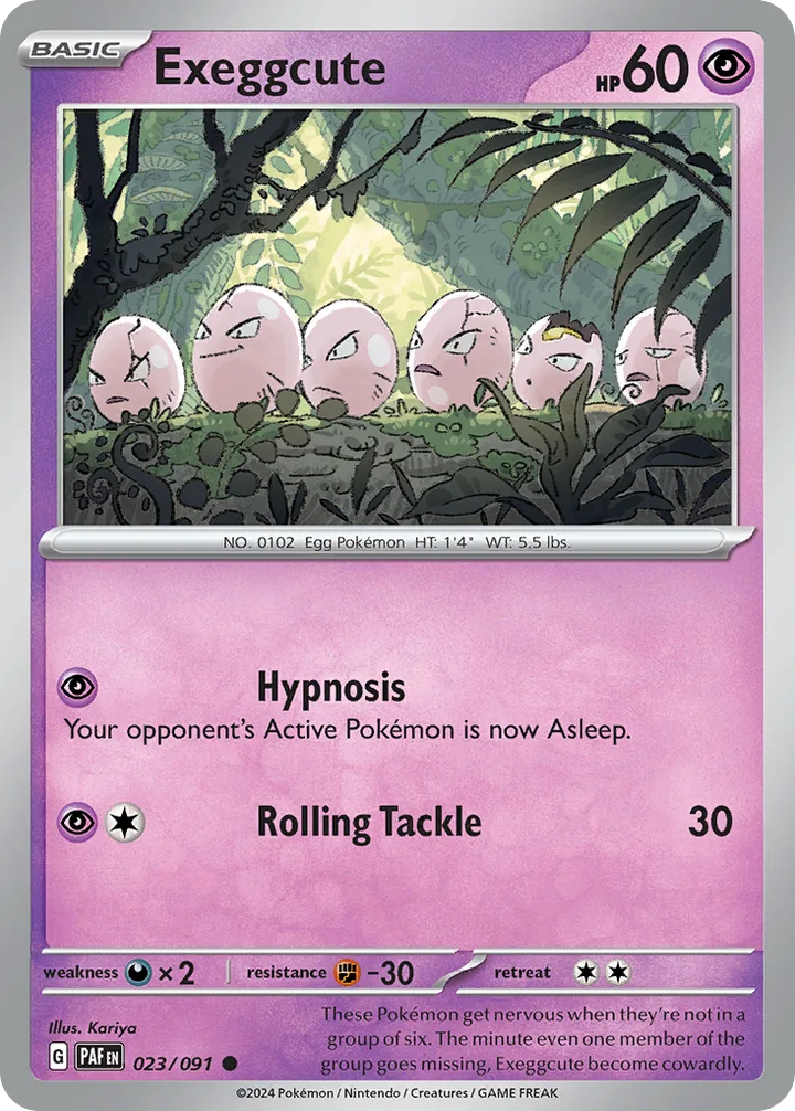 Exeggcute, Paldean Fates 023/091