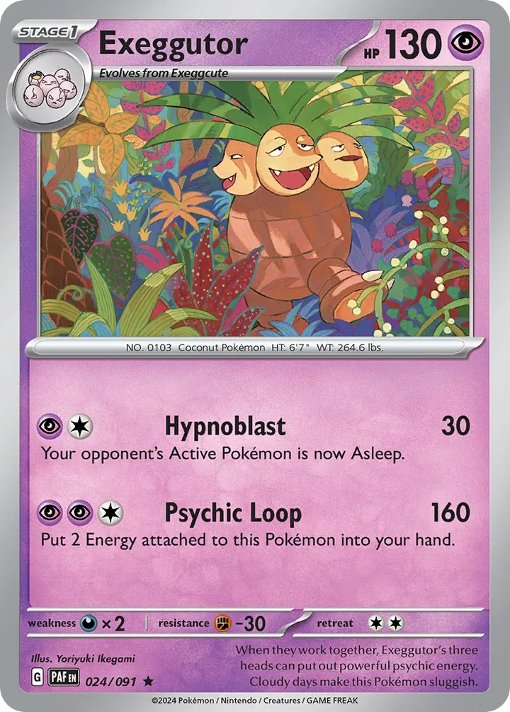 Exeggutor, Paldean Fates 024/091