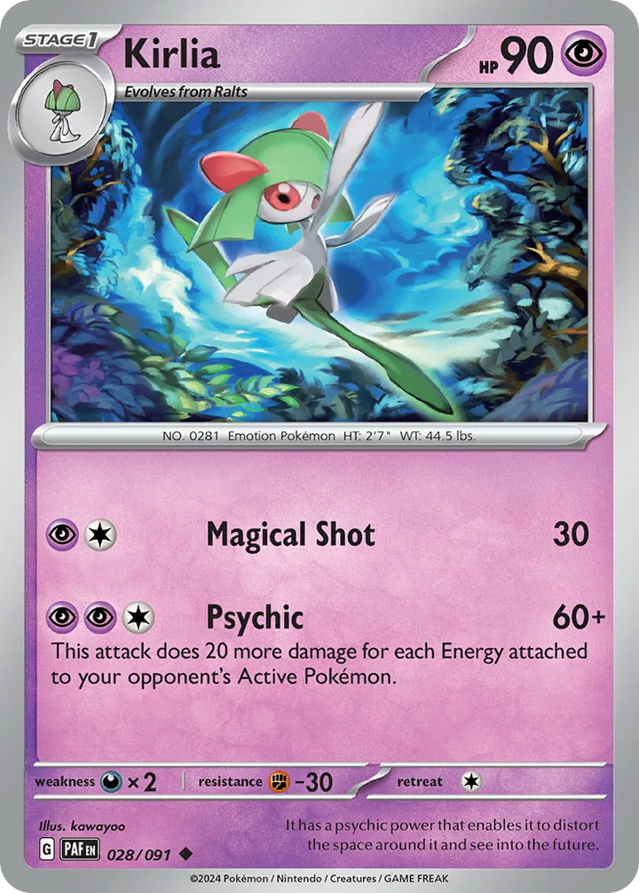 Kirlia, Paldean Fates 028/091