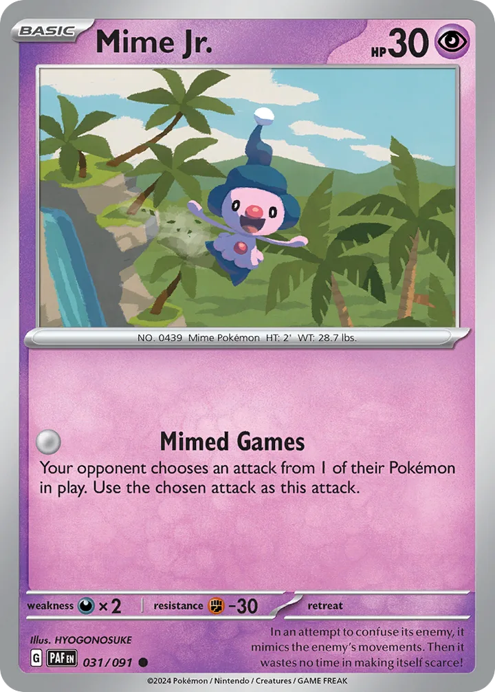 Mime Jr., Paldean Fates 031/091