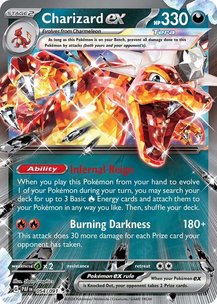 Charizard ex, Paldean Fates 054/091