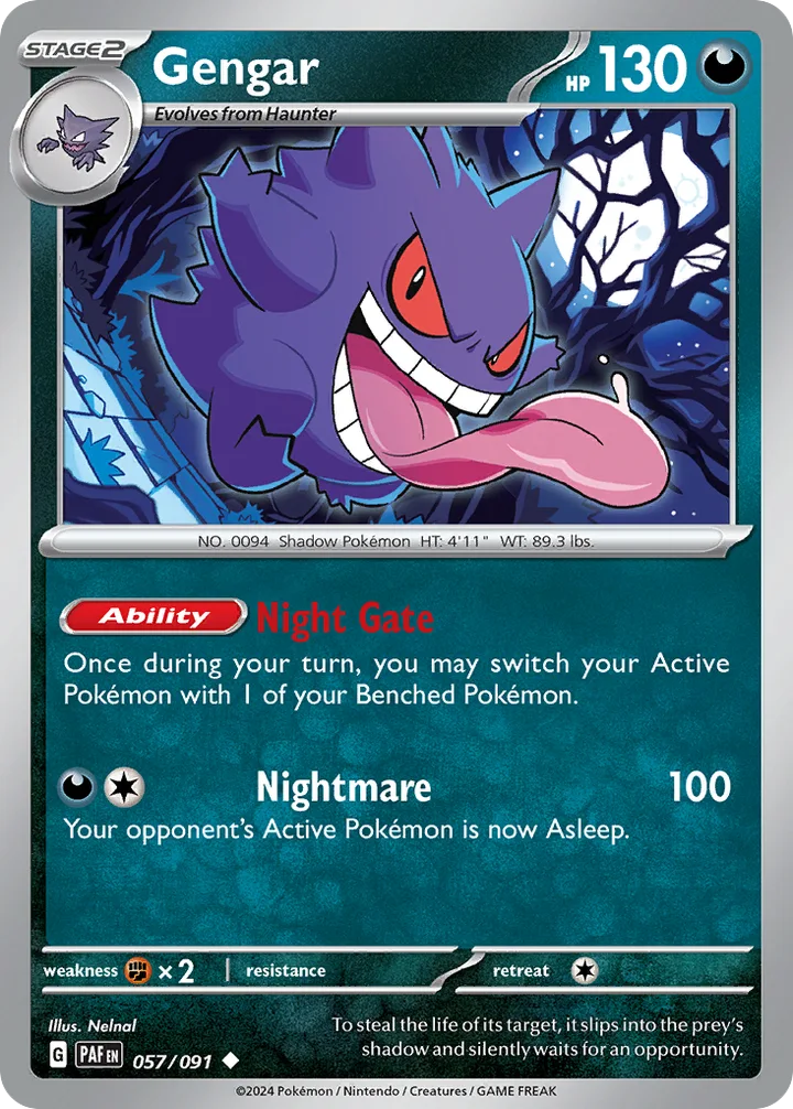 Gengar, Paldean Fates 057/091