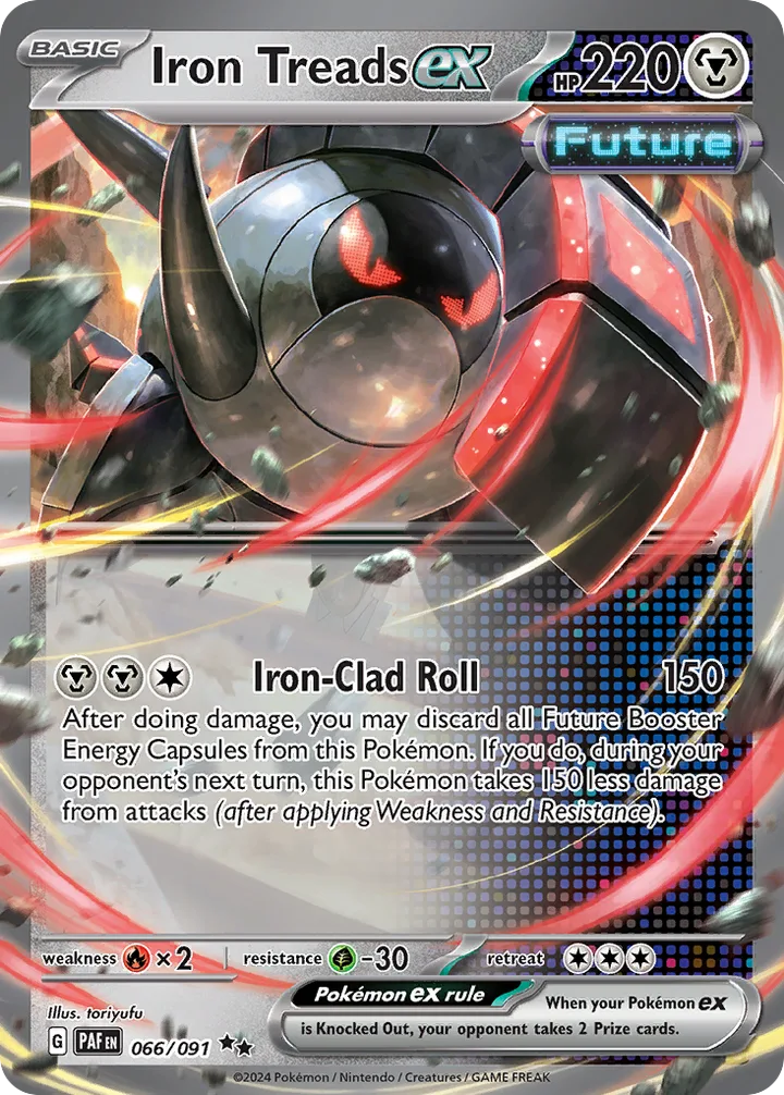 Iron Treads ex, Paldean Fates 066/091
