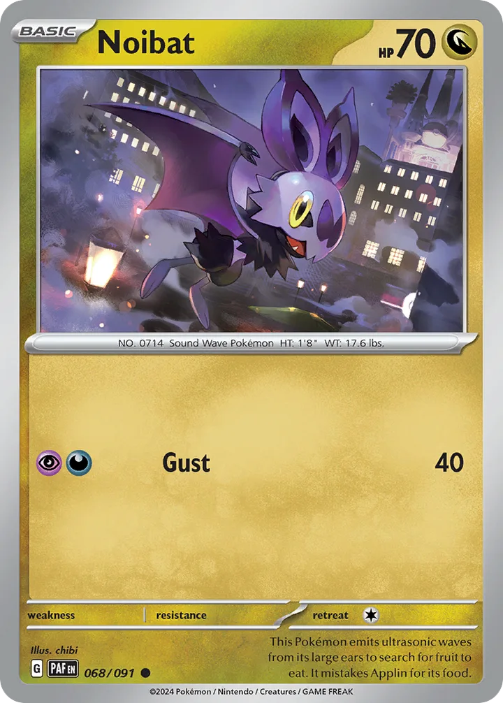 Noibat, Paldean Fates 068/091