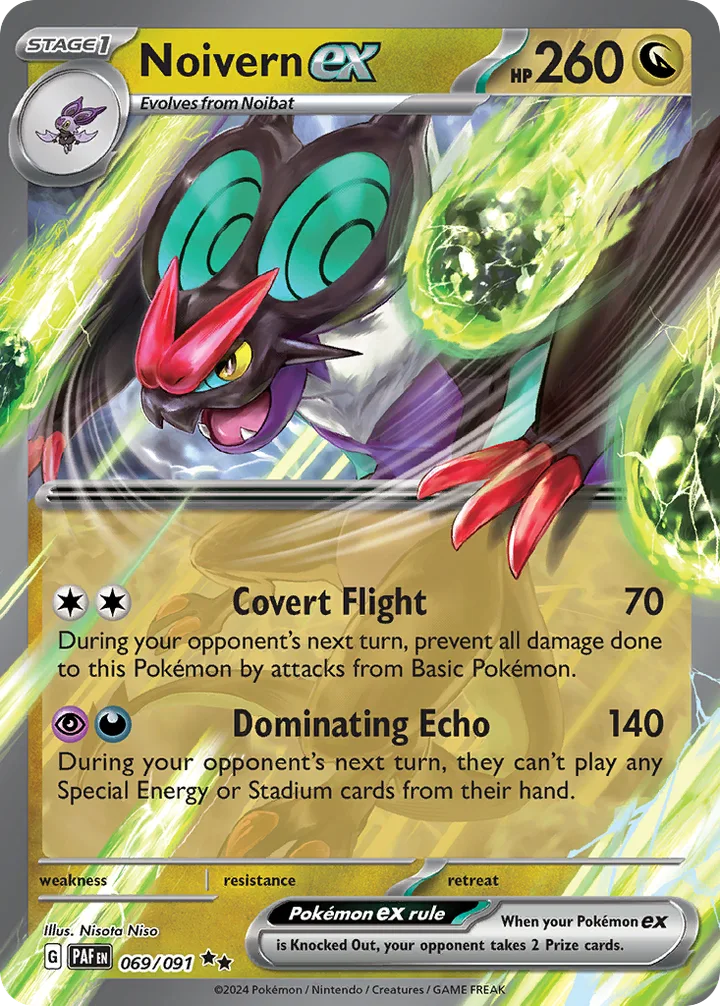 Noivern ex, Paldean Fates 069/091