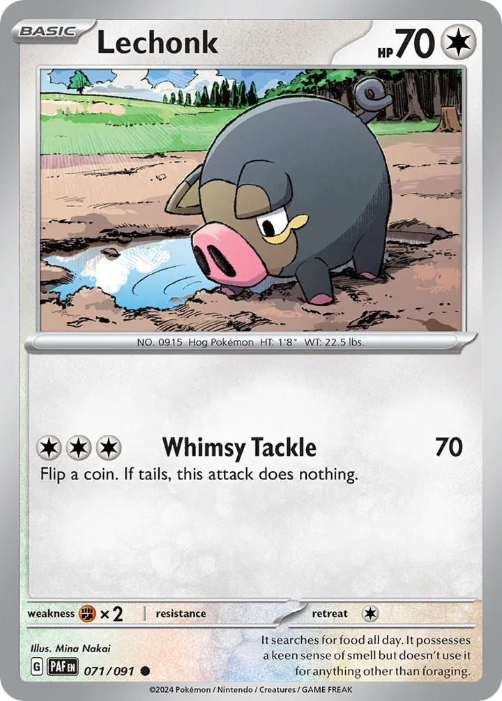 Lechonk, Paldean Fates 071/091