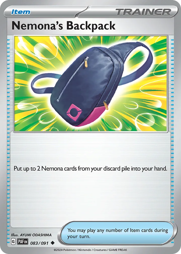 Nemona’s Backpack, Paldean Fates 083/091