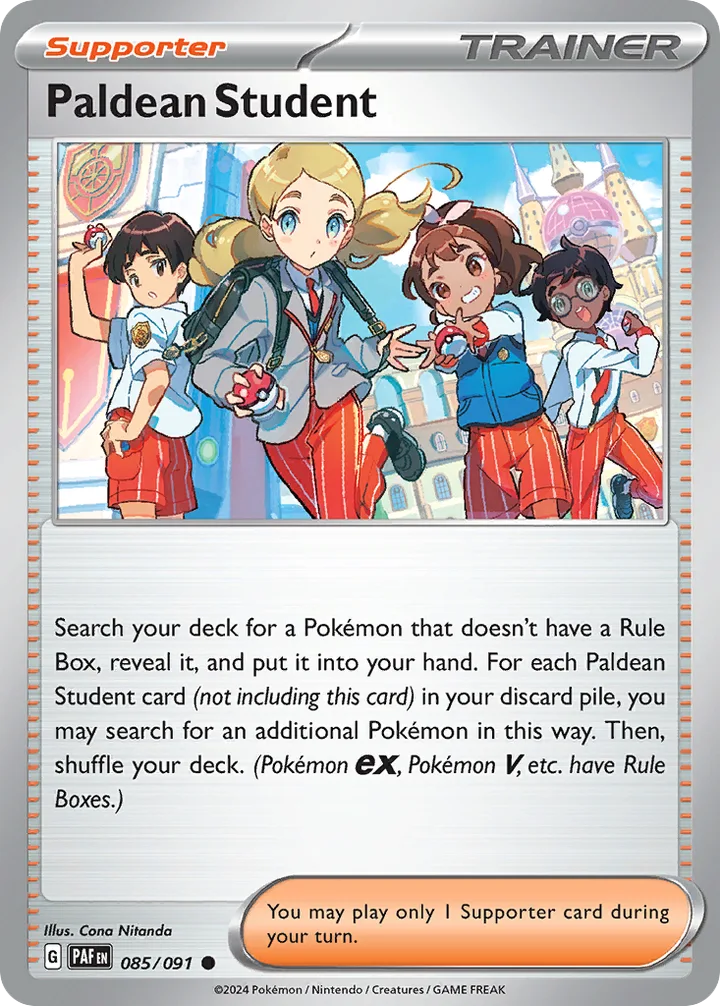 Paldean Student, Paldean Fates 085/091