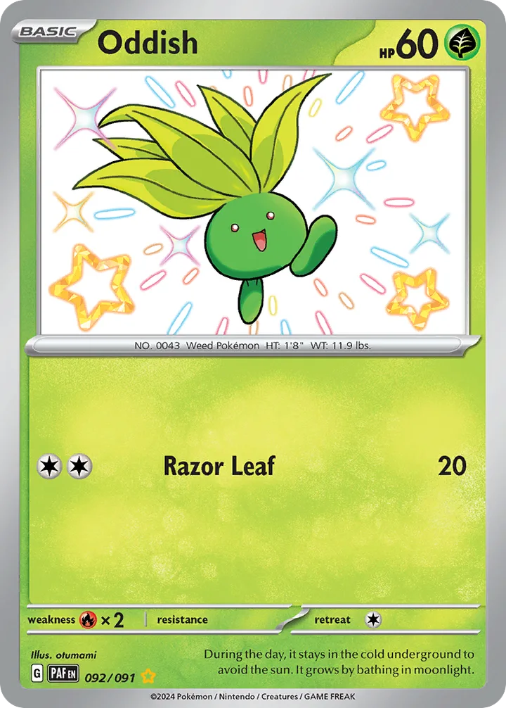 Oddish, Paldean Fates 092/091