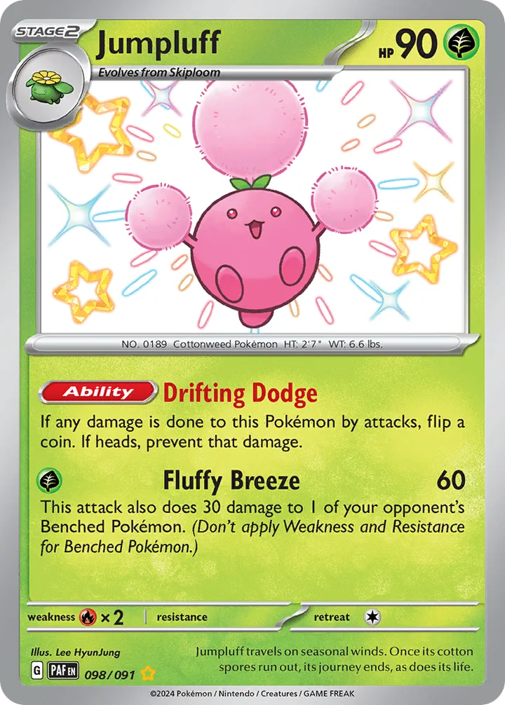 Jumpluff, Paldean Fates 098/091