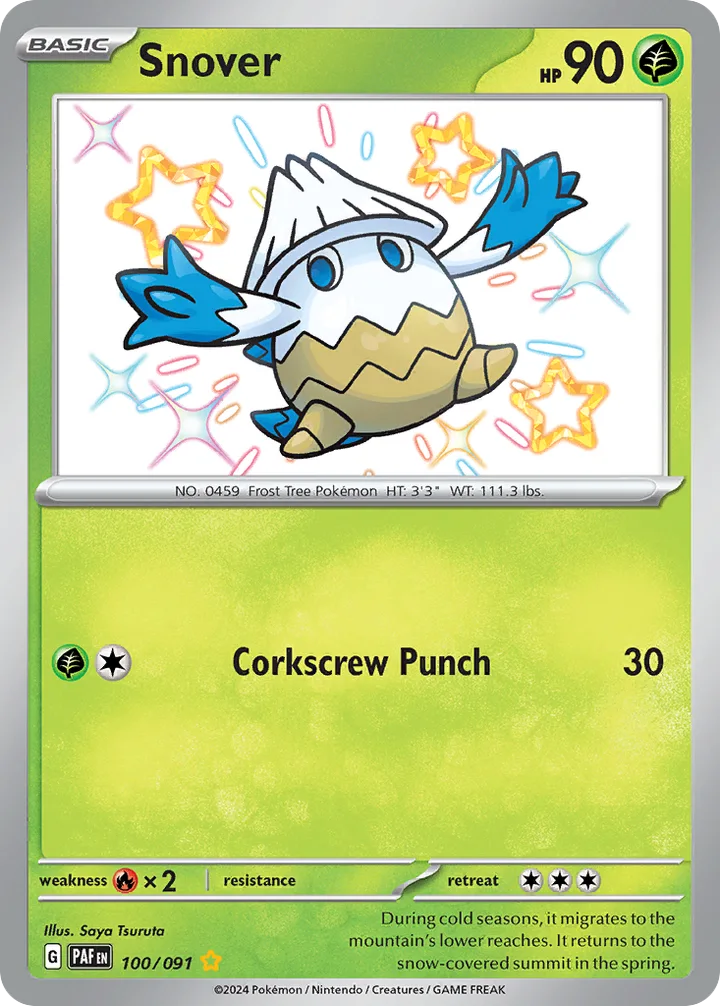 Snover, Paldean Fates 100/091