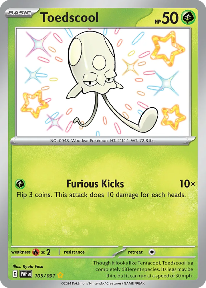 Toedscool, Paldean Fates 105/091
