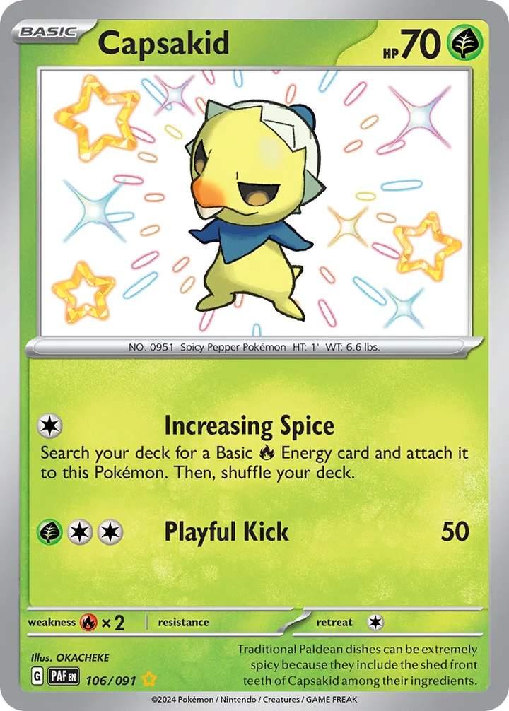 Capsakid, Paldean Fates 106/091