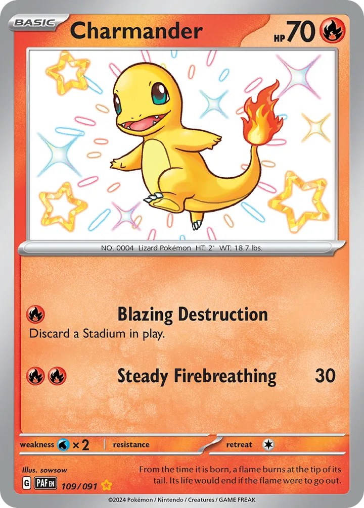 Charmander, Paldean Fates 109/091