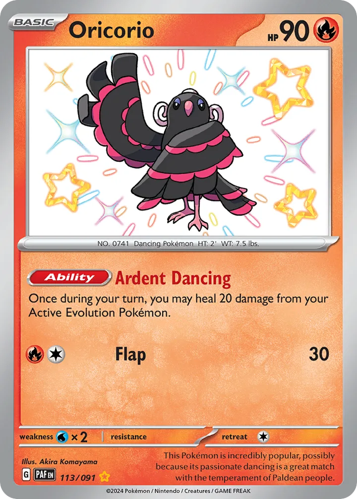 Oricorio, Paldean Fates 113/091