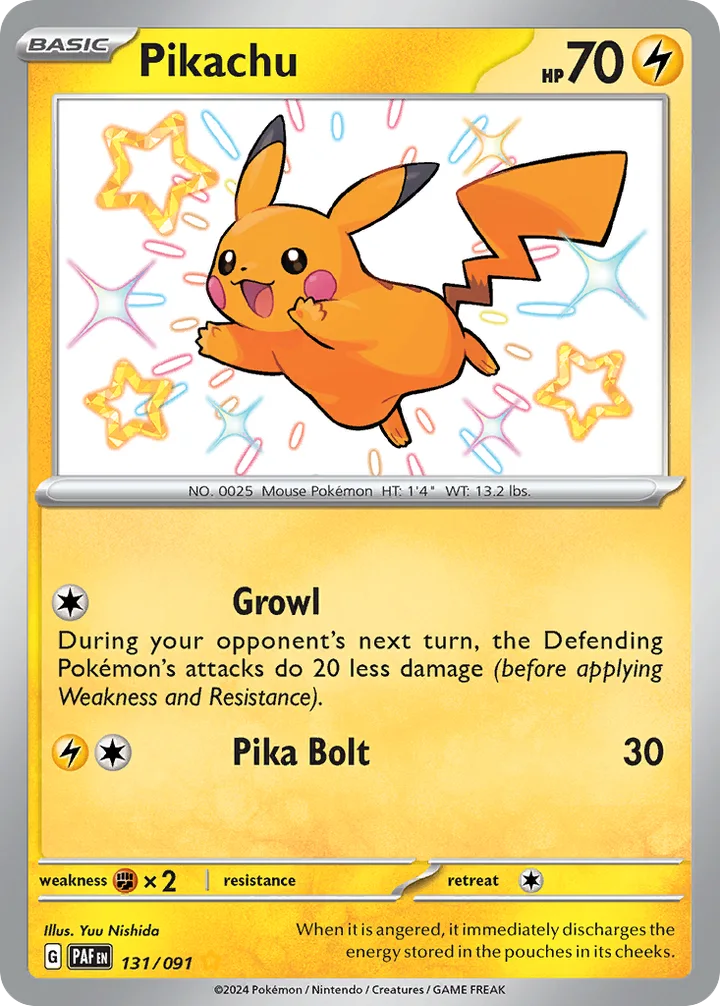 Pikachu, Paldean Fates 131/091