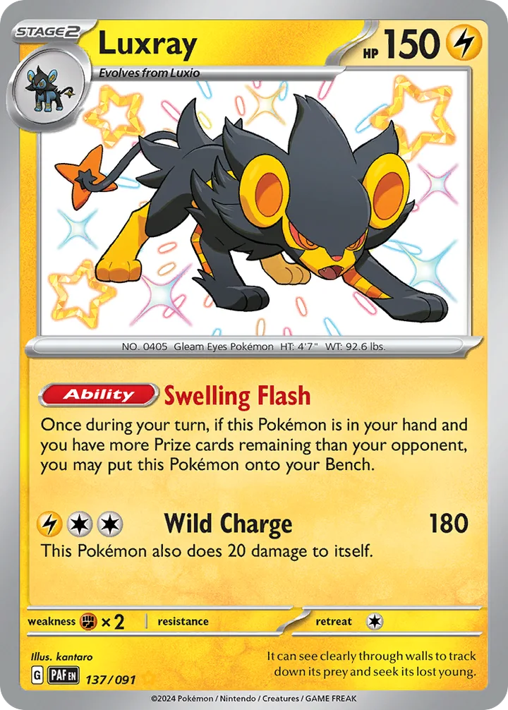 Luxray, Paldean Fates 137/091