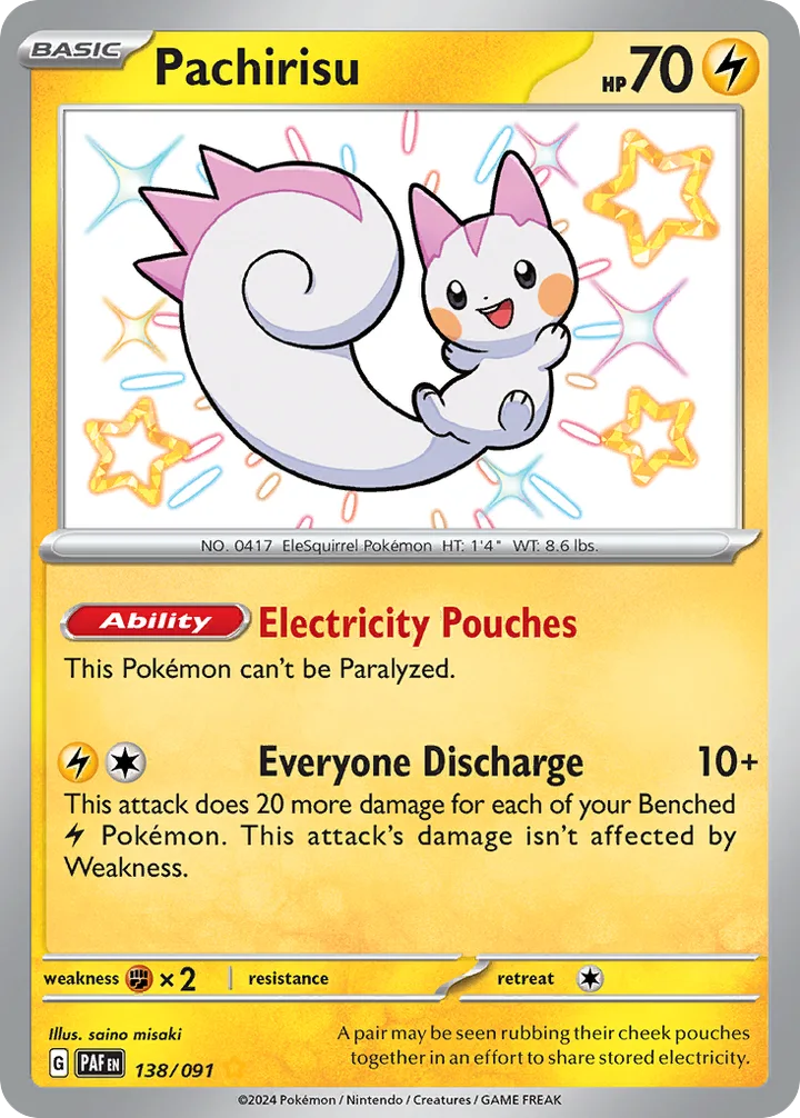 Pachirisu, Paldean Fates 138/091