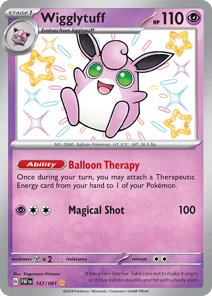 Wigglytuff, Paldean Fates 147/091