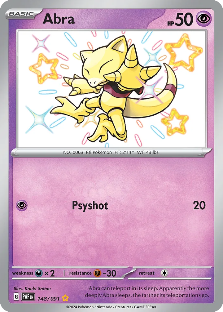 Abra, Paldean Fates 148/091