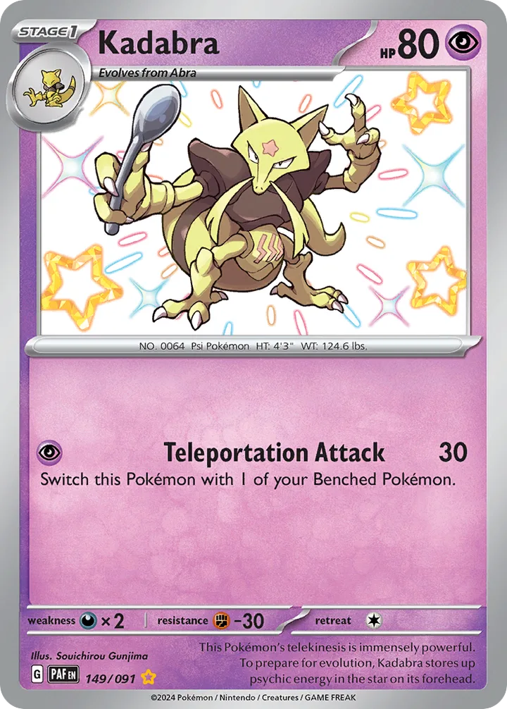 Kadabra, Paldean Fates 149/091