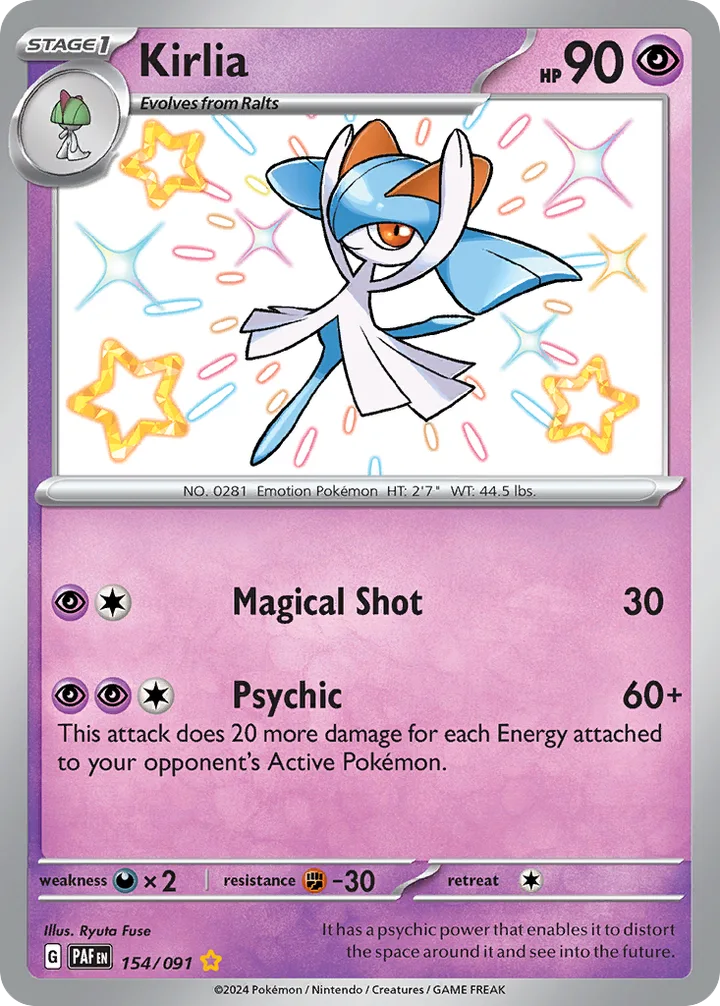 Kirlia, Paldean Fates 154/091