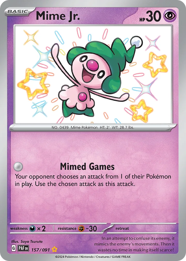 Mime Jr., Paldean Fates 157/091