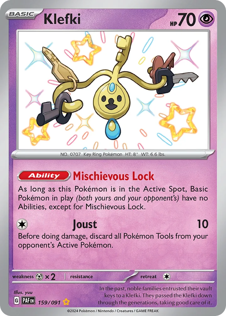 Klefki, Paldean Fates 159/091