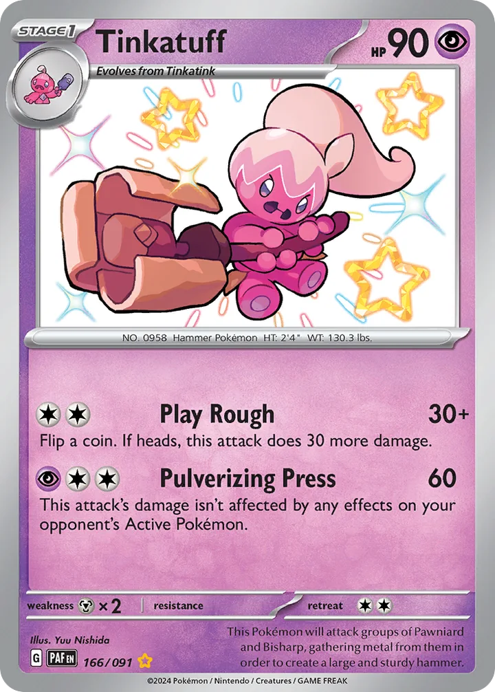 Tinkatuff, Paldean Fates 166/091