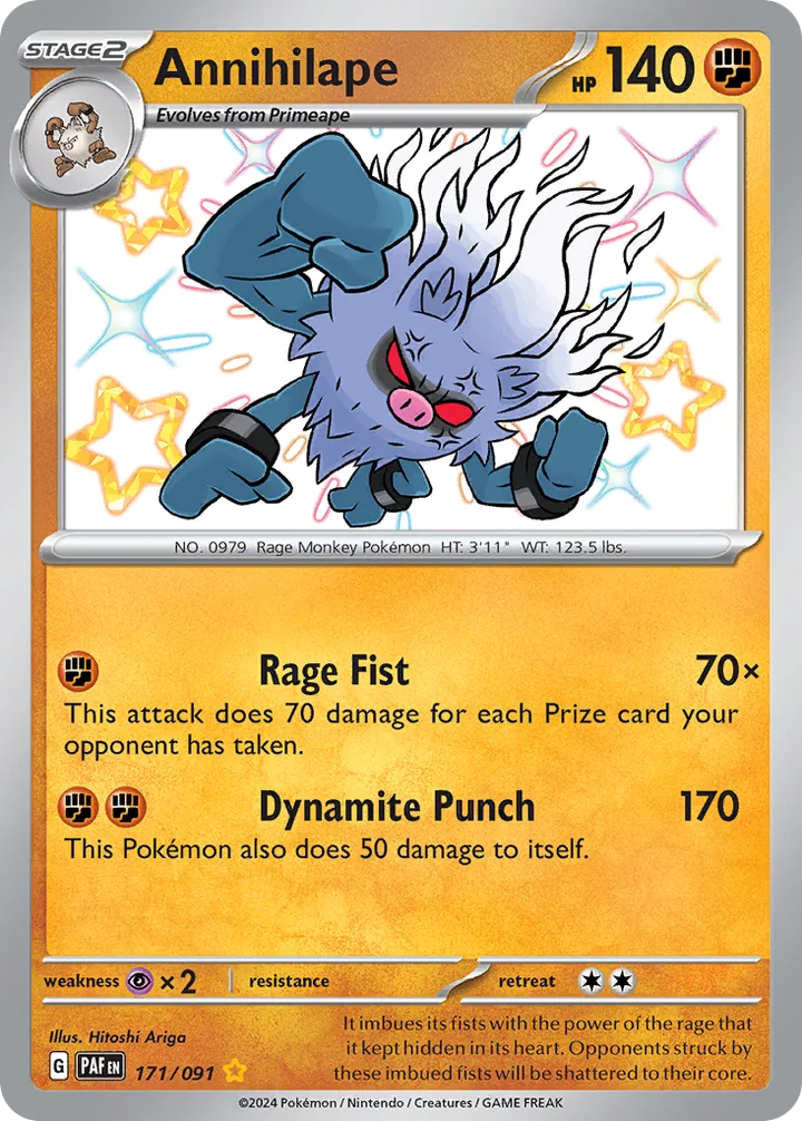 Annihilape, Paldean Fates 171/091