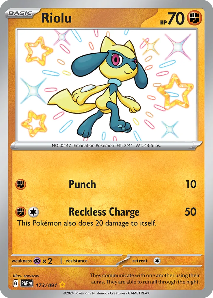 Riolu, Paldean Fates 173/091