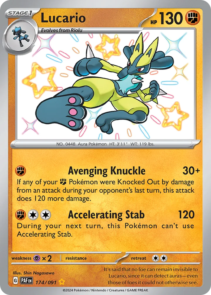 Lucario, Paldean Fates 174/091