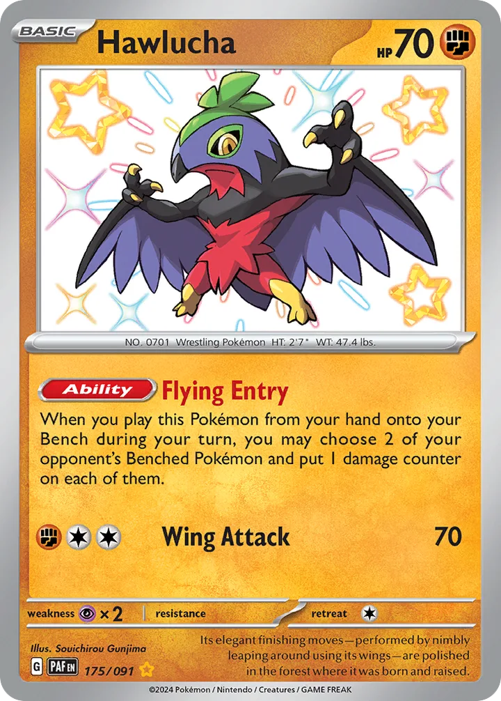 Hawlucha, Paldean Fates 175/091