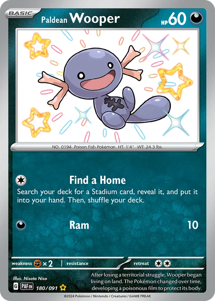 Paldean Wooper, Paldean Fates 180/091