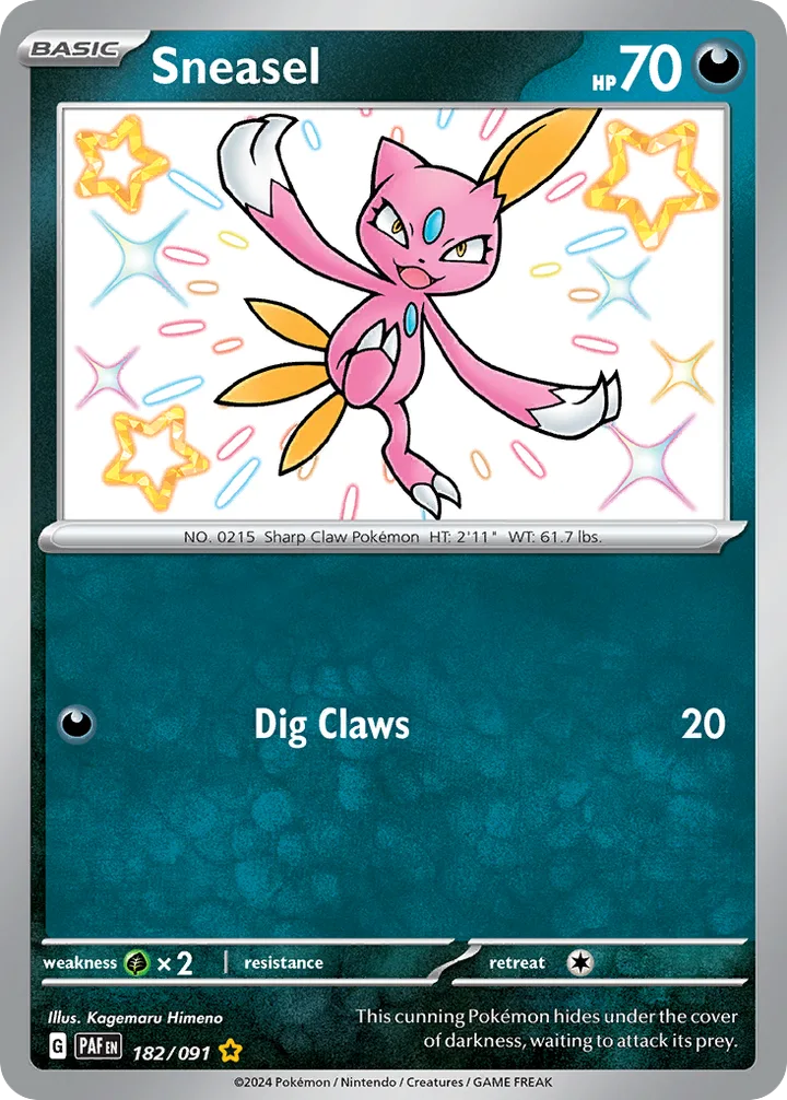 Sneasel, Paldean Fates 182/091