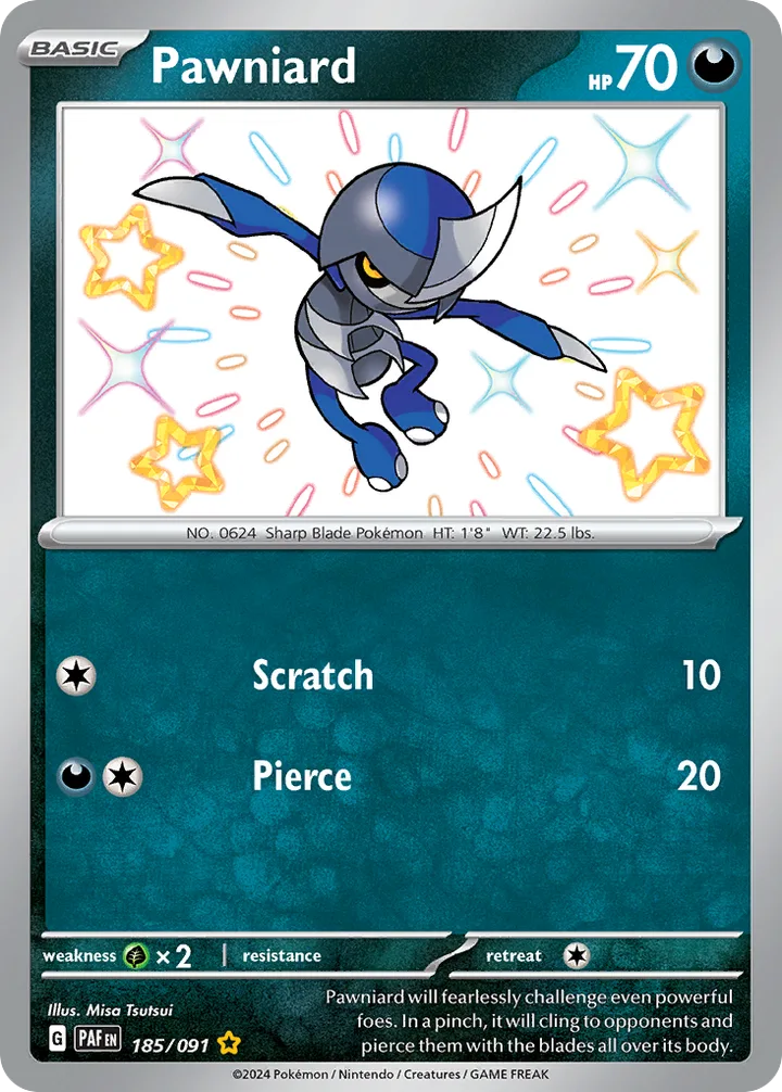Pawniard, Paldean Fates 185/091
