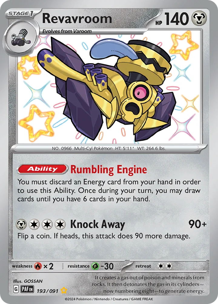 Revavroom, Paldean Fates 193/091