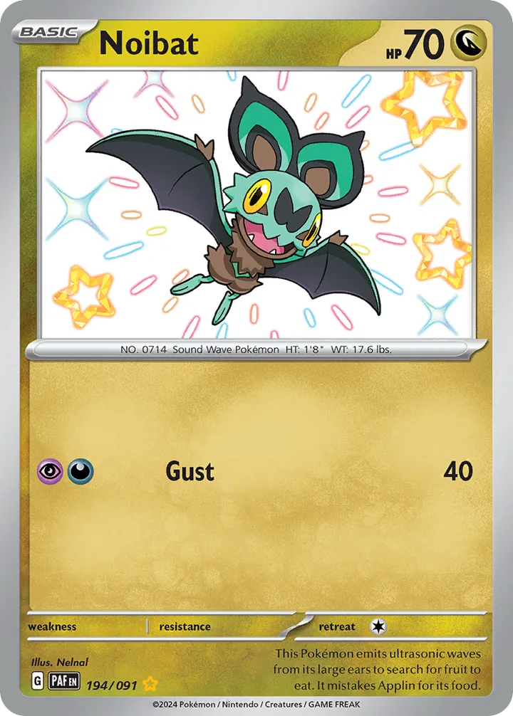 Noibat, Paldean Fates 194/091