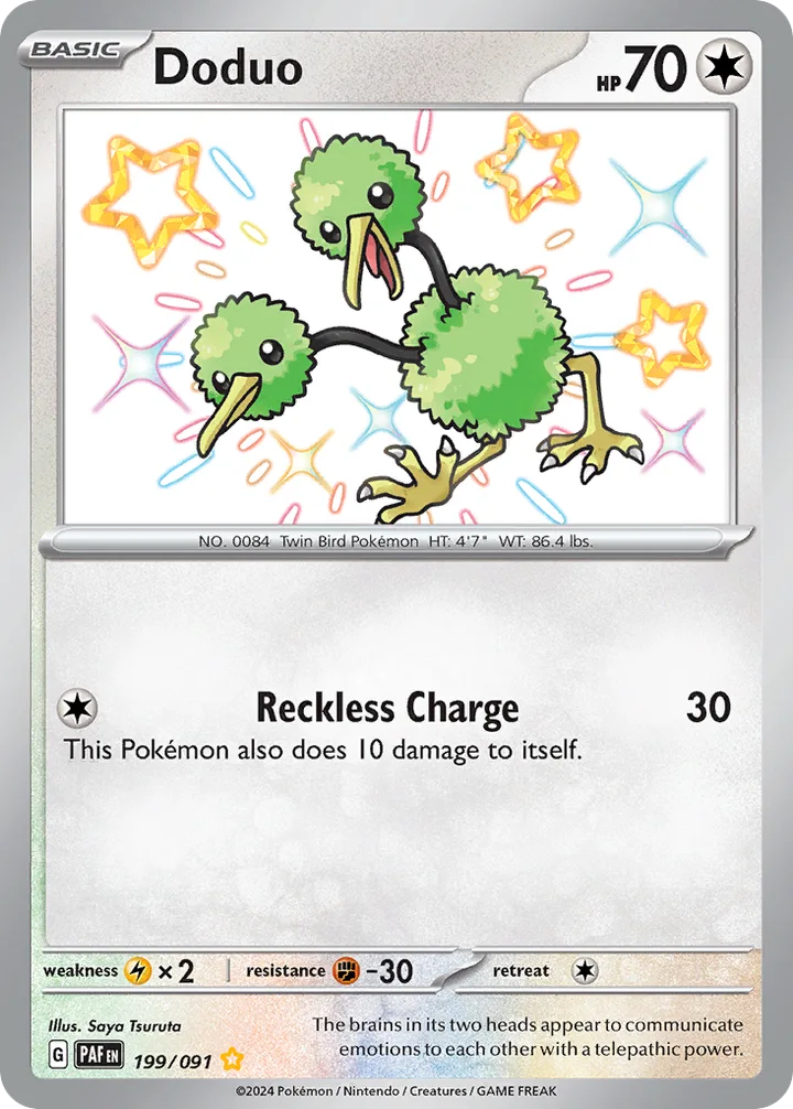 Doduo, Paldean Fates 199/091