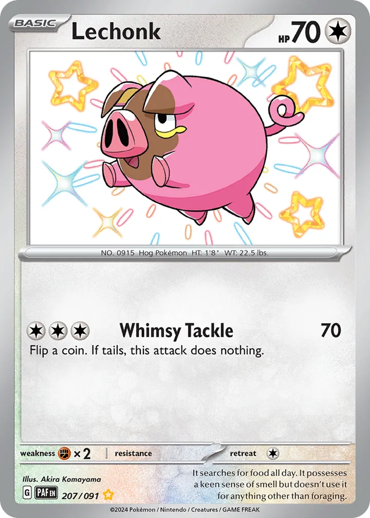 Lechonk, Paldean Fates 207/091