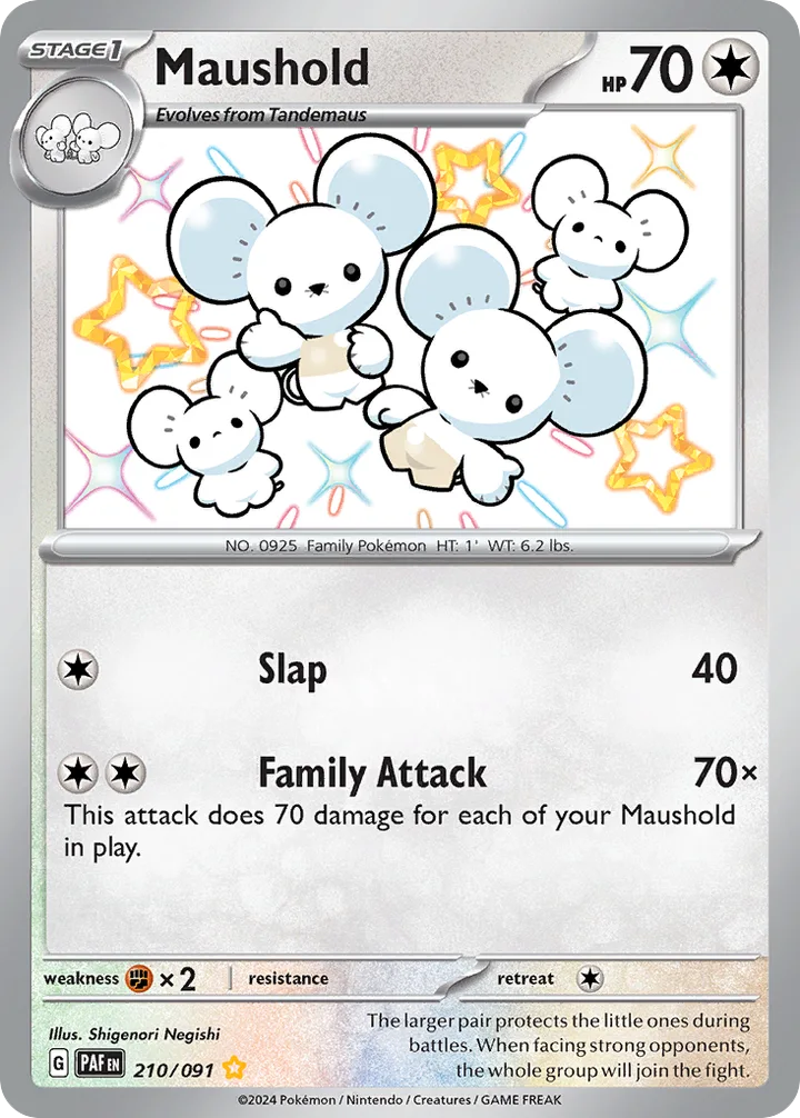 Maushold, Paldean Fates 210/091