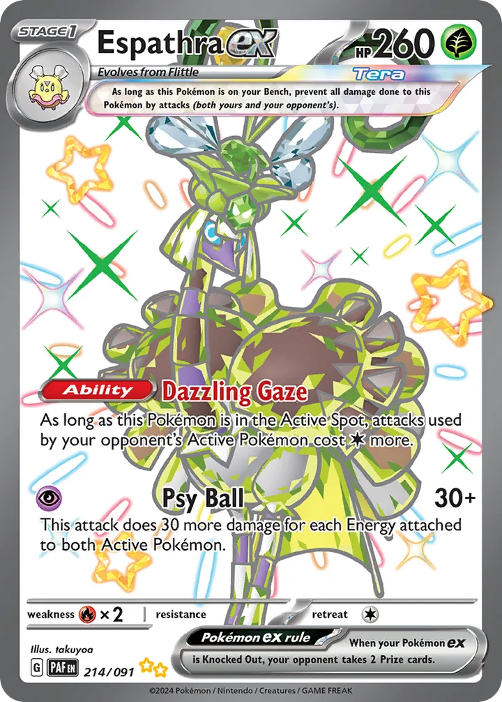 Espathra ex, Paldean Fates 214/091