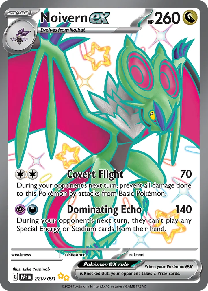 Noivern ex, Paldean Fates 220/091