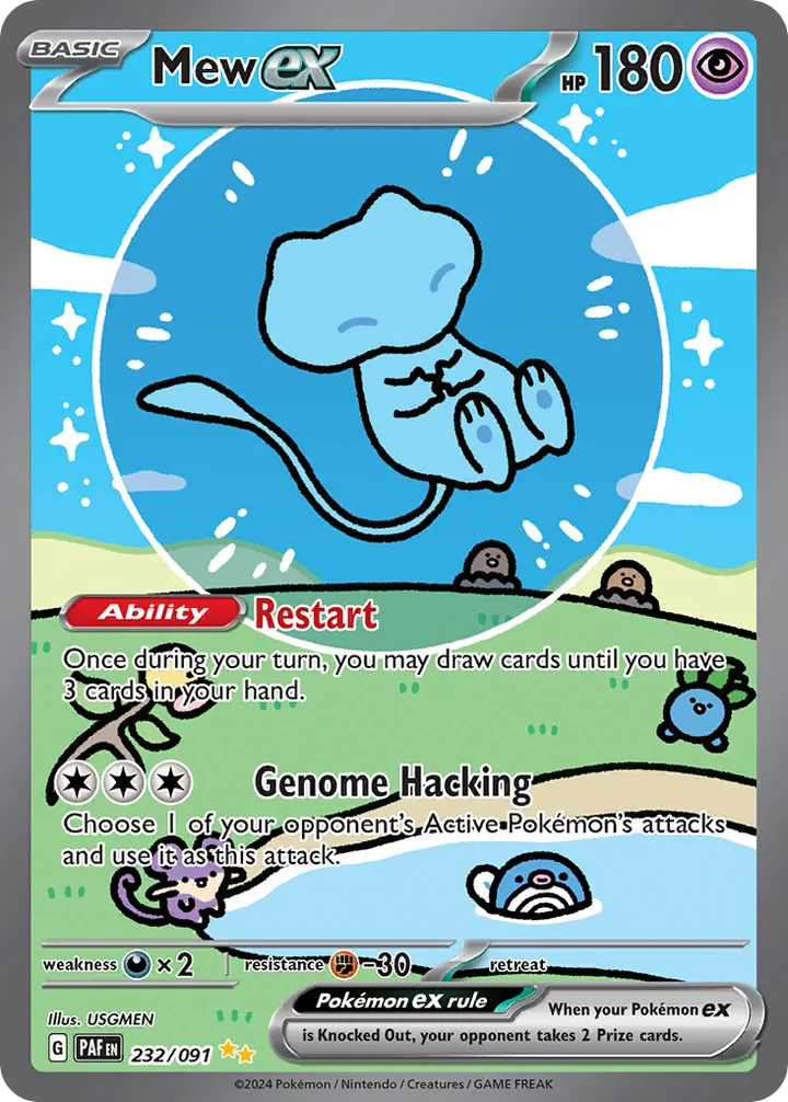 Mew ex, Paldean Fates 232/091