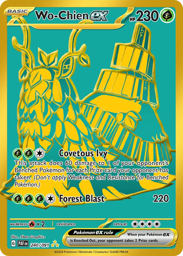 Wo-Chien ex, Paldean Fates 240/091