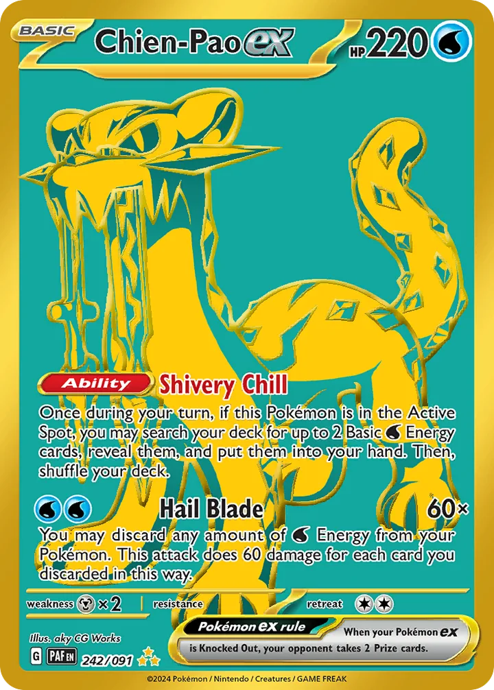 Chien-Pao ex, Paldean Fates 242/091