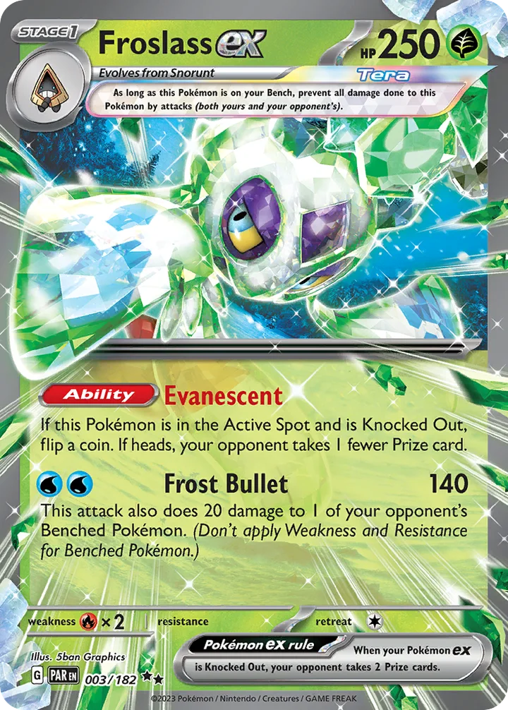 Froslass ex, Paradox Rift 003/182
