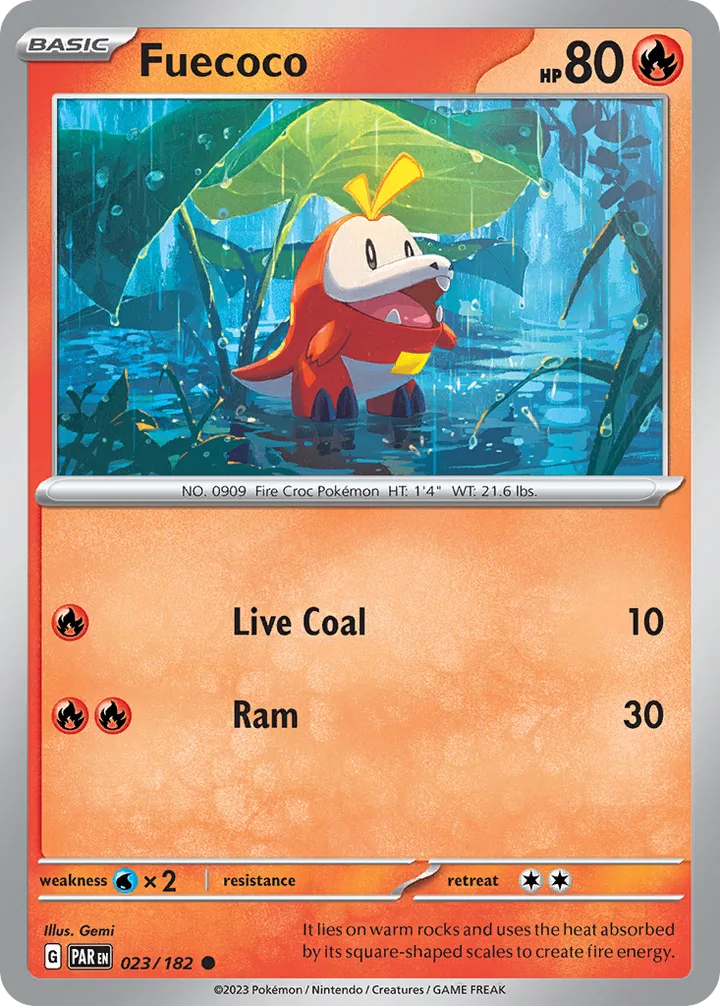 Fuecoco, Paradox Rift 023/182