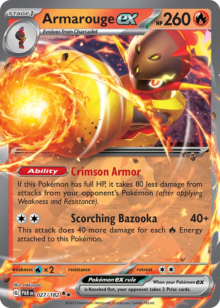 Armarouge ex, Paradox Rift 027/182